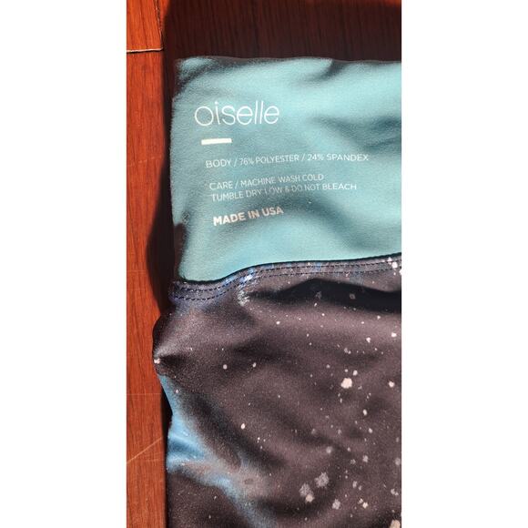 Oiselle Galaxy Leggings Blue Size Small Womens Yoga pants Gym Clothes - Picture 3 of 4